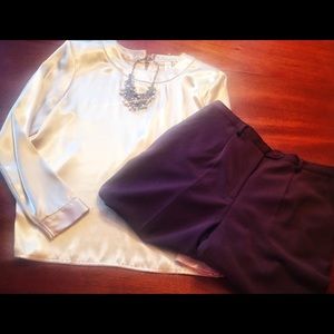 Tan Karen Scott blouse